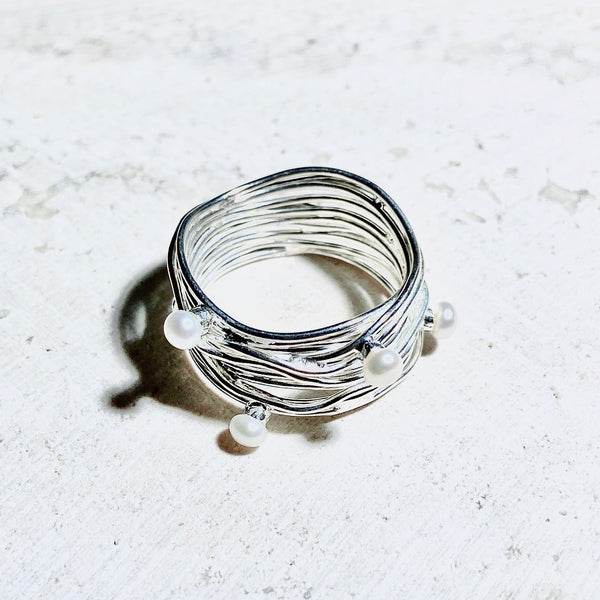 Milky Way Sterling Silver Ring